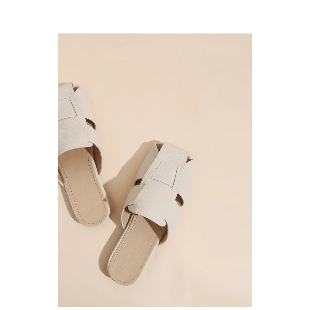 Damen modische Clogs mit weichem Fußbetten und stylischer Überlappung EB
