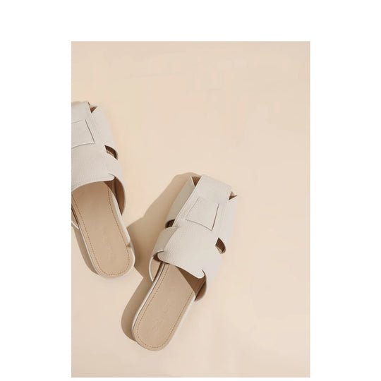 Damen modische Clogs mit weichem Fußbetten und stylischer Überlappung EB