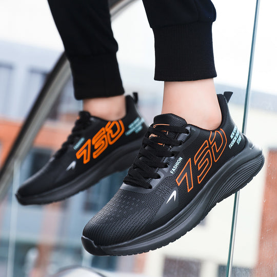 Damen Sportliche Lauf-Sneaker mit atmungsaktiver Oberflächenstruktur und flexiblem Sohlenprofil EB