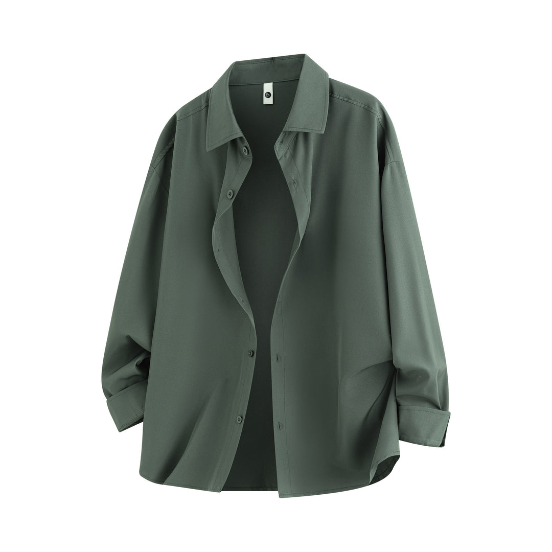 Damen nan oversized Hemdbluse aus fließendem Viskose-Mix EB