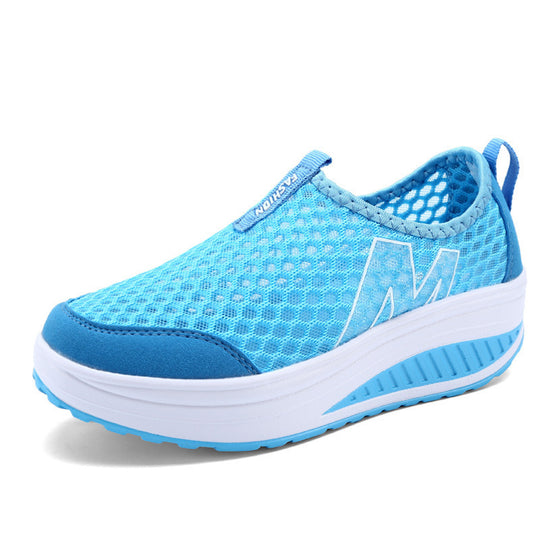 Damen Atmungsaktive Slip-On Sneakers mit rutschfester Sohle und dämpfendem Sohlenprofil EB