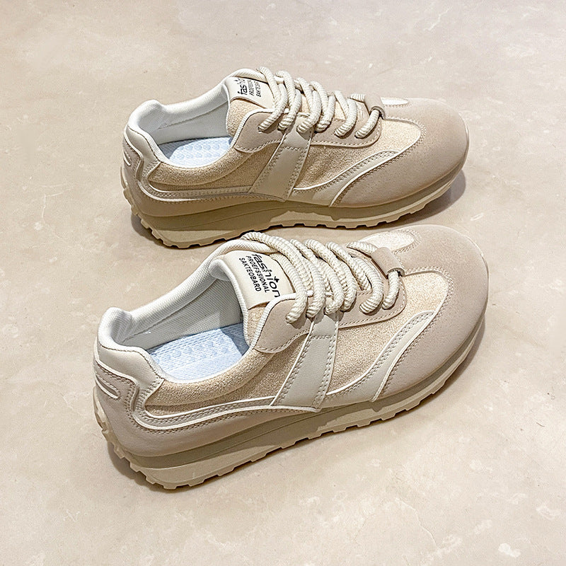 Damen modische Freizeitsneaker mit strapazierfähiger Oberfläche und dämpfendem Sohlenprofil EB