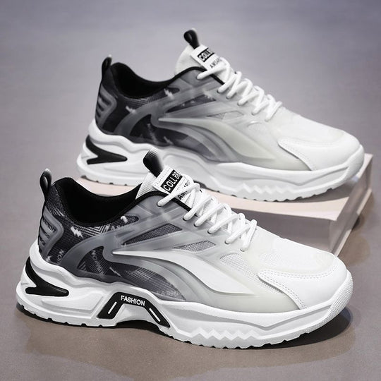 Damen Sportliche Sneakers mit atmungsaktiver Mesh-Oberfläche und dämpfender Sohle EB