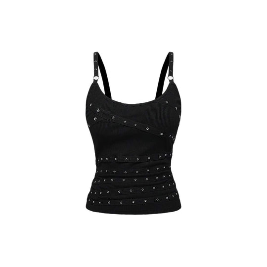 Damen Raffiniertes Top mit Elastananteil und funkelnden Details EB