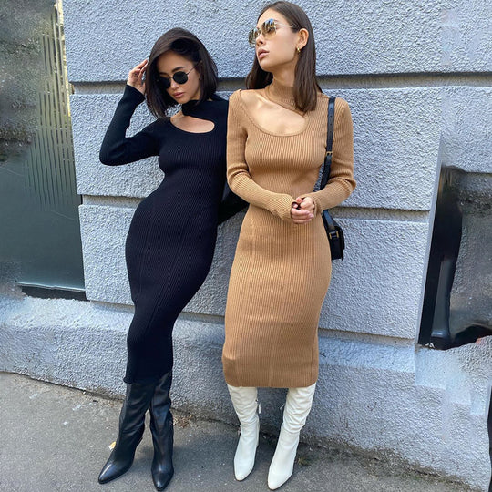 Damen Figurumspielendes Maxikleid mit schulterfreier Raffung EB