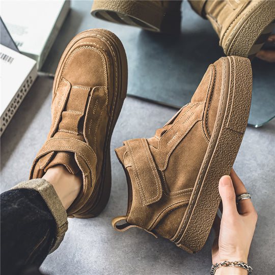 Damen Hohe Sneakers mit elastischer Einschlupf-Oberfläche und robustem Profil EB