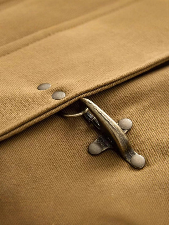Damen oversized Trenchjacke mit klassischem Stehkragen und praktischen Taschen EB