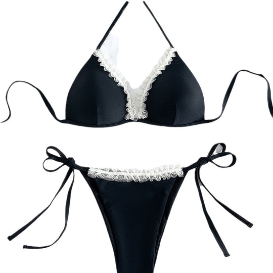 Damen Triangel-Bikini im eleganten Spitzen-Design EB