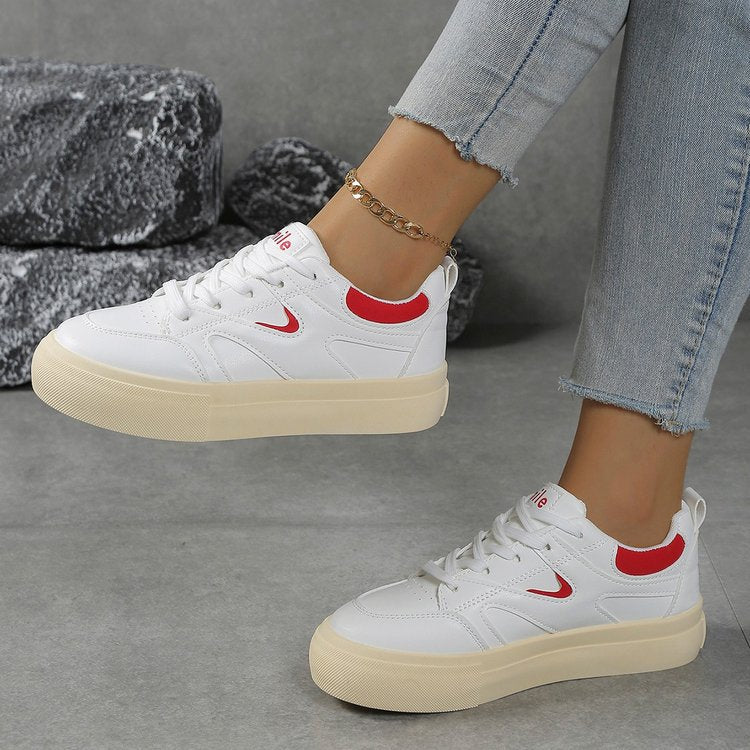 Damen modische Plateau-Sneaker mit trendiger Sohle EB