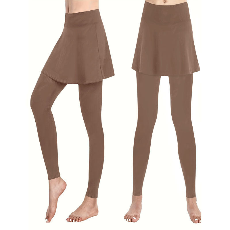 Damen Leggings mit integrierter Skirtschnitt EB