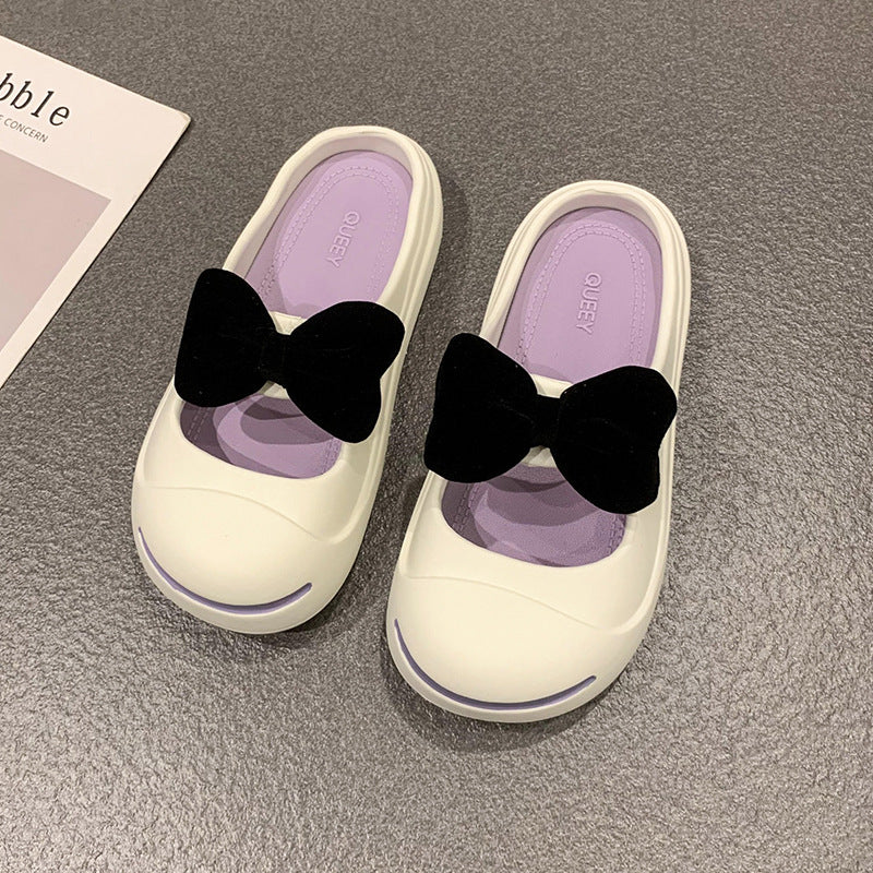 Damen Ballerinas mit elegantem Schleifen-Detail und rutschfester Sohle EB