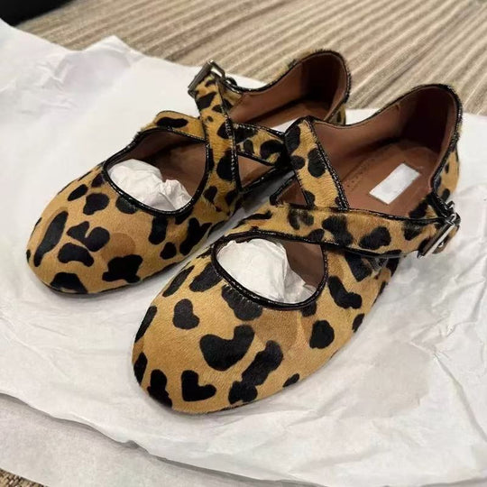 Damen Ballerinas mit elegantem Schnallenakzent und weich gepolsterter Innensohle EB