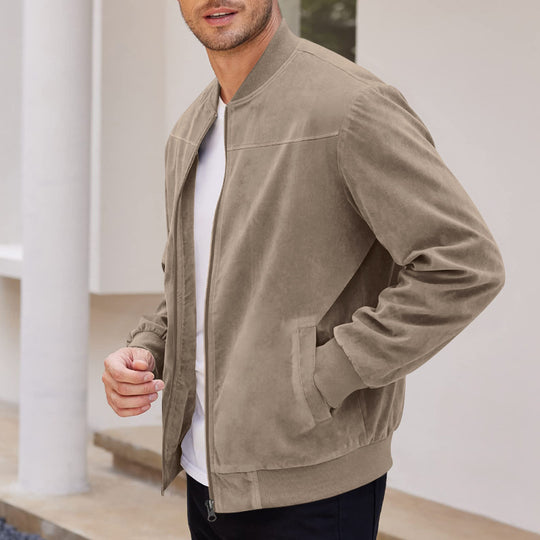 Herren stylische Bomberjacke mit sportlichem Schnitt EB