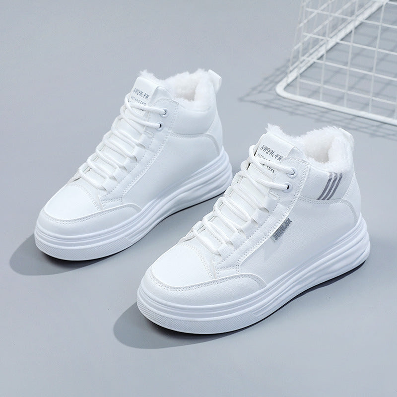 Damen Hohe Winter Sneakers mit dämpfendem Innenfutter EB