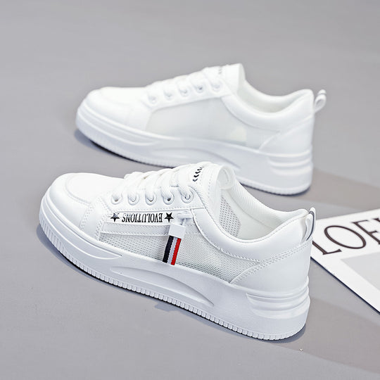 Damen Komfortable Freizeitsneaker mit atmungsaktivem Mesh-Obermaterial EB