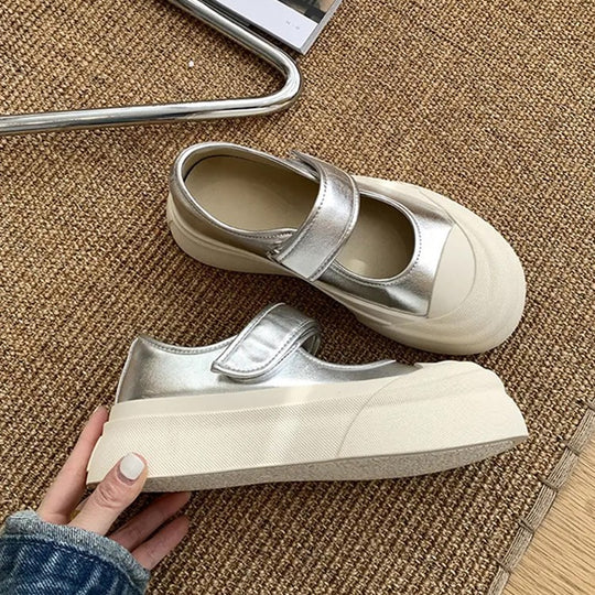 Damen Komfortable Velours-Sneaker mit Klettverschluss EB