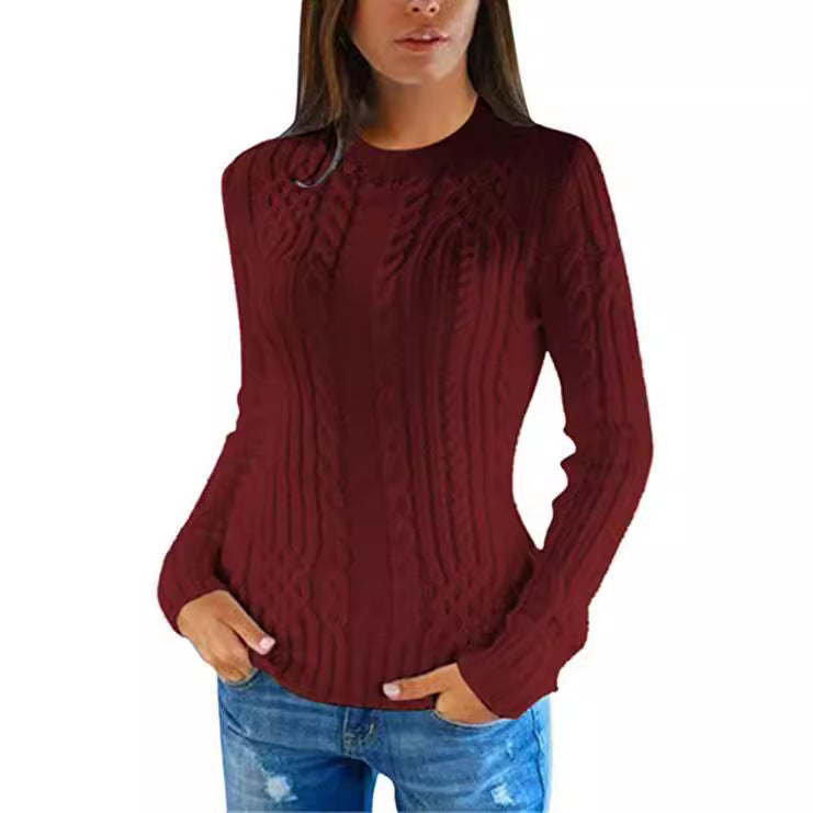 Damen Strickpullover im stylishen Kabelmuster EB