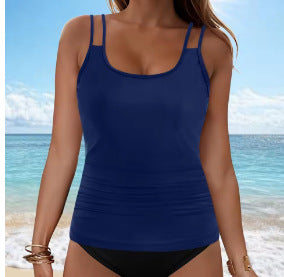 Damen Tankini-Oberteil mit modischem Rüschendesign EB