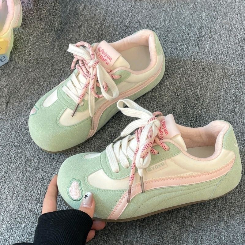 Damen Sportliche Sneakers mit atmungsaktivem Obermaterial und komfortabler Dämpfung EB