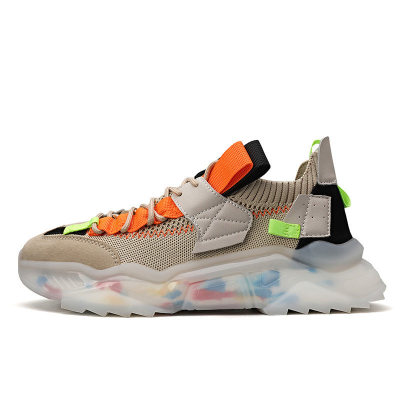 Damen Modische Outdoor-Sneaker mit atmungsaktiver Mesh-Oberfläche und rutschfester Sohle EB