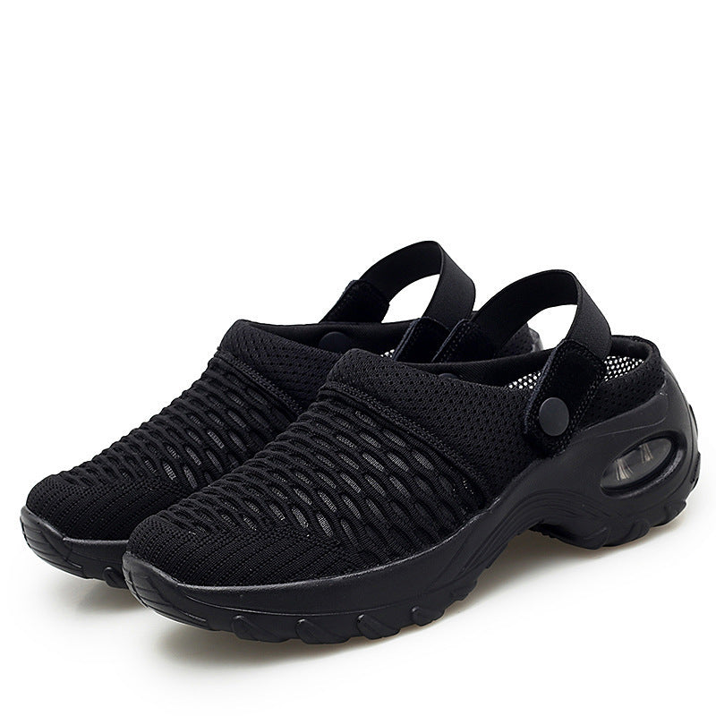 Unisex Atmungsaktive Mesh-Clogs mit verstellbarem Fersenriemen und rutschfester Sohle EB