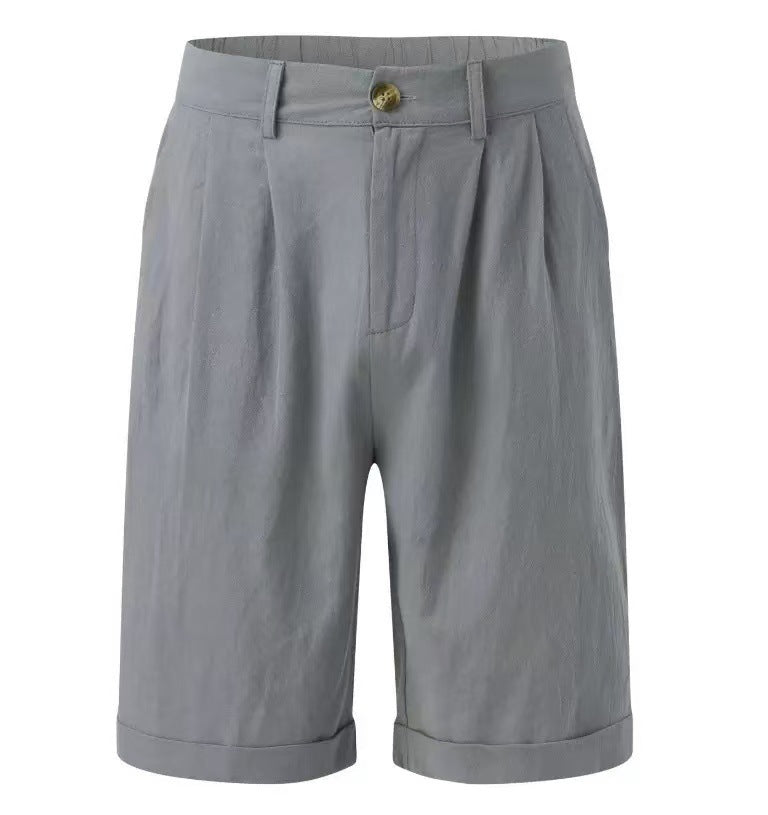 EB | Leinen Bermudashorts für Damen