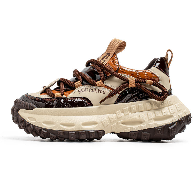 Damen Sportliche Chunky Sneakers mit rutschfester Sohle und modischem Design EB