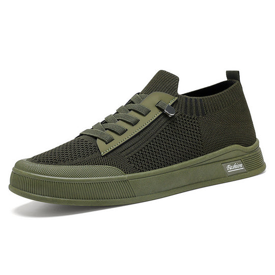 Damen Sportliche Knit Sneakers mit elastischer Schnürtechnik EB