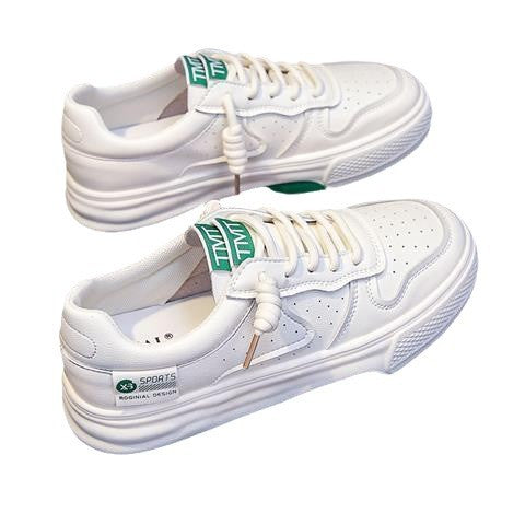 Damen Sportliche Sneakers mit atmungsaktiver Oberflächenstruktur und verstärkter Sohle EB