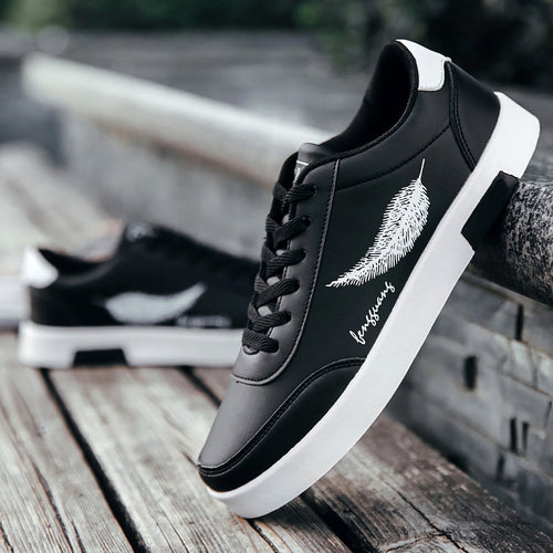 Damen Modische Sneakers mit markantem Feder-Design und sportlichem Komfort EB
