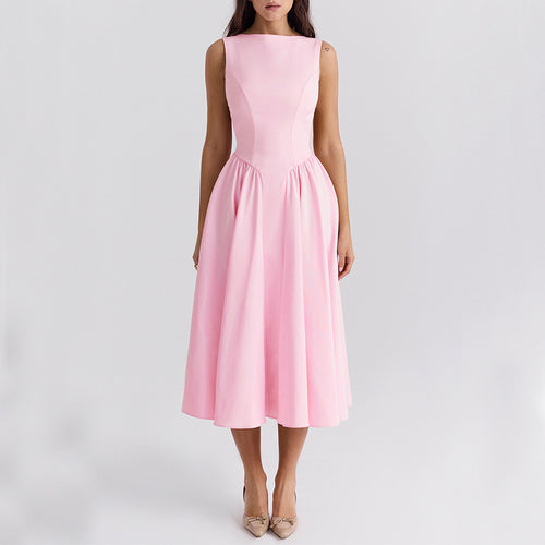 Damen A-Linien Kleid mit elegantem Schnitt und Taillierung EB