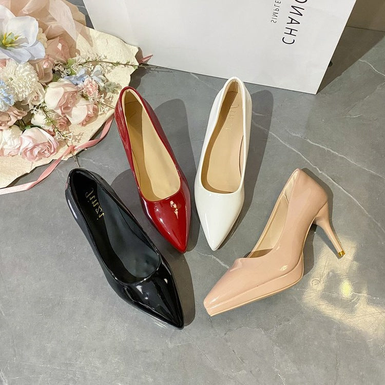 Damen elegante spitze Pumps EB