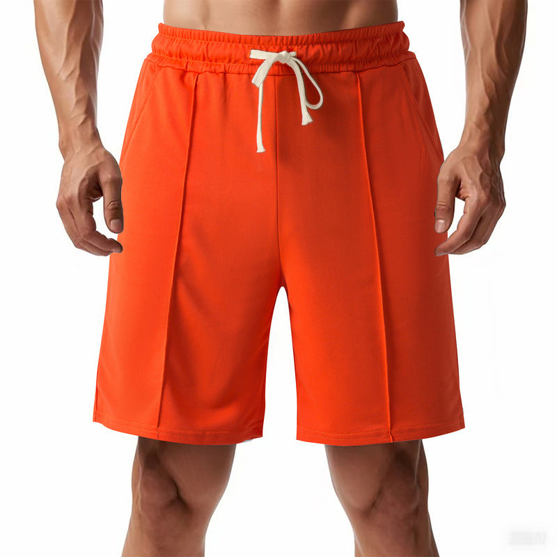 Herren nan knielange Relax-Bermuda mit flacher Bügelfalte, elastischem Tunnelzugbund und seitlichen Eingrifftaschen EB