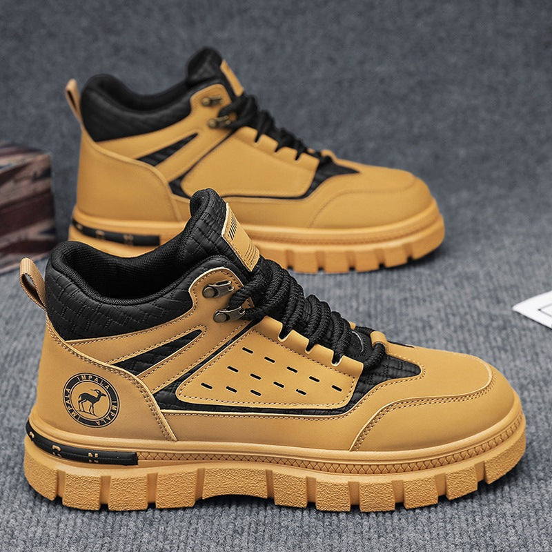 Damen Sportliche High-Top Sneakers mit rutschfester Sohle und verstärktem Knöchel EB