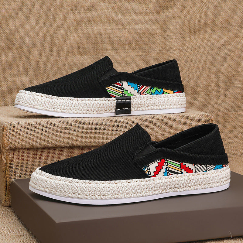 Damen Slip-On Schuhe aus strapazierfähigem Canvas EB