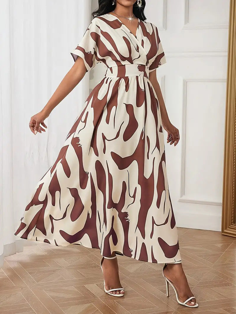 EB | Damenkleid mit bedruckter Taille