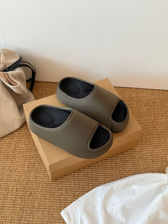 Damen Orthopädische Mules mit offenem Zehenbereich und rutschfester Sohle EB