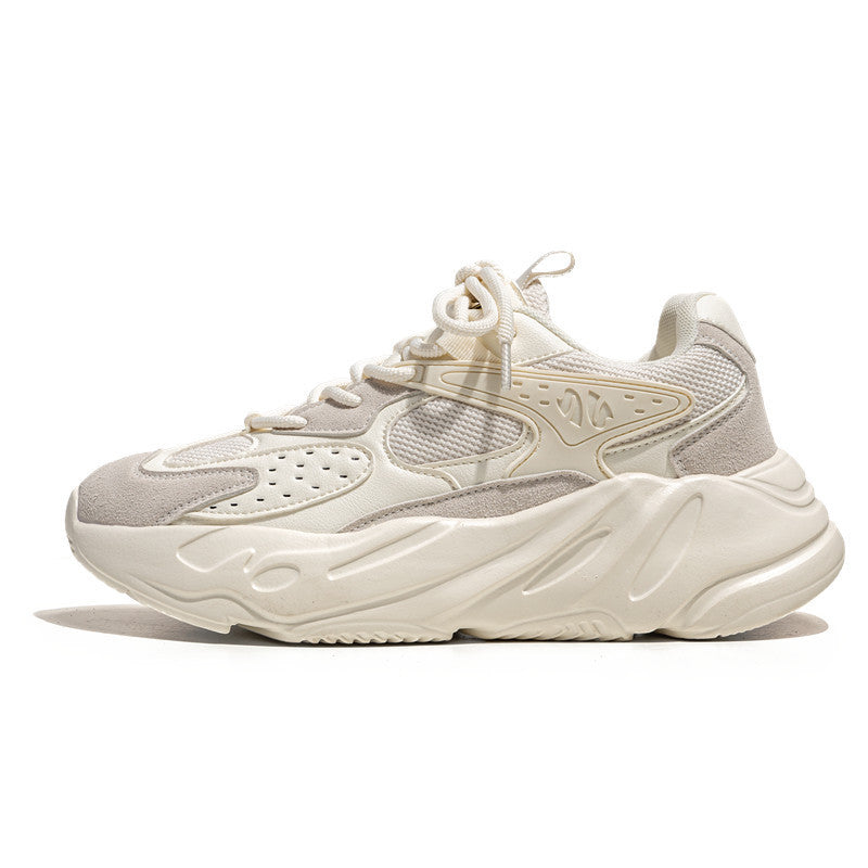 Damen Sportliche Street-Sneaker mit atmungsaktiver Mesh-Oberfläche und dämpfender Sohle EB