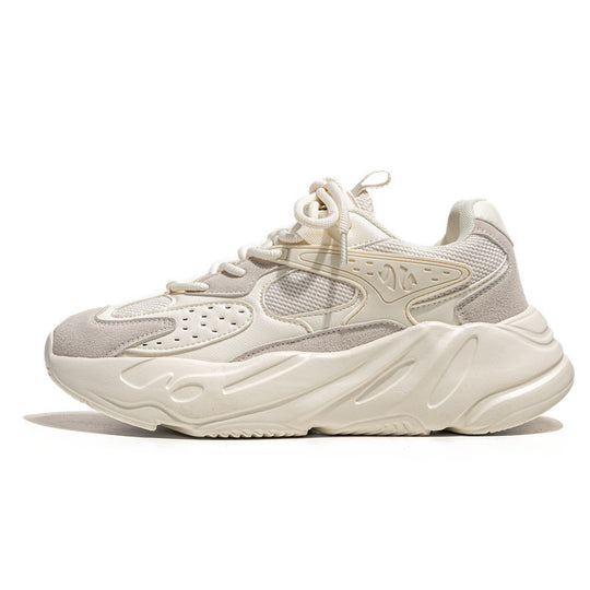 Damen Sportliche Street-Sneaker mit atmungsaktiver Mesh-Oberfläche und dämpfender Sohle EB