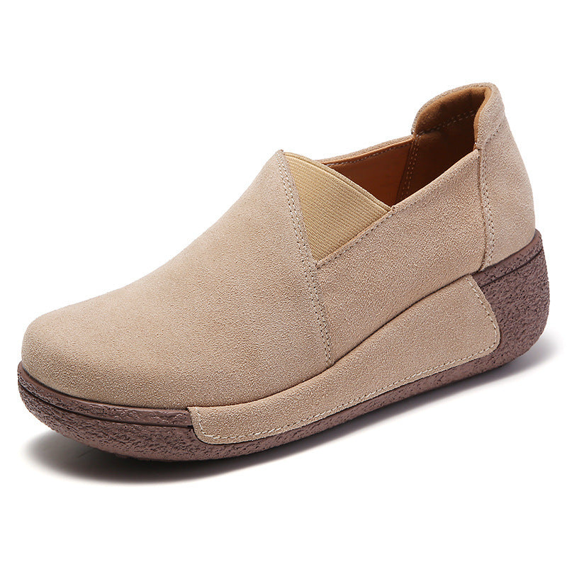 Damen Komfortable Slip-On Sneakers mit anpassungsfähiger Sohle EB