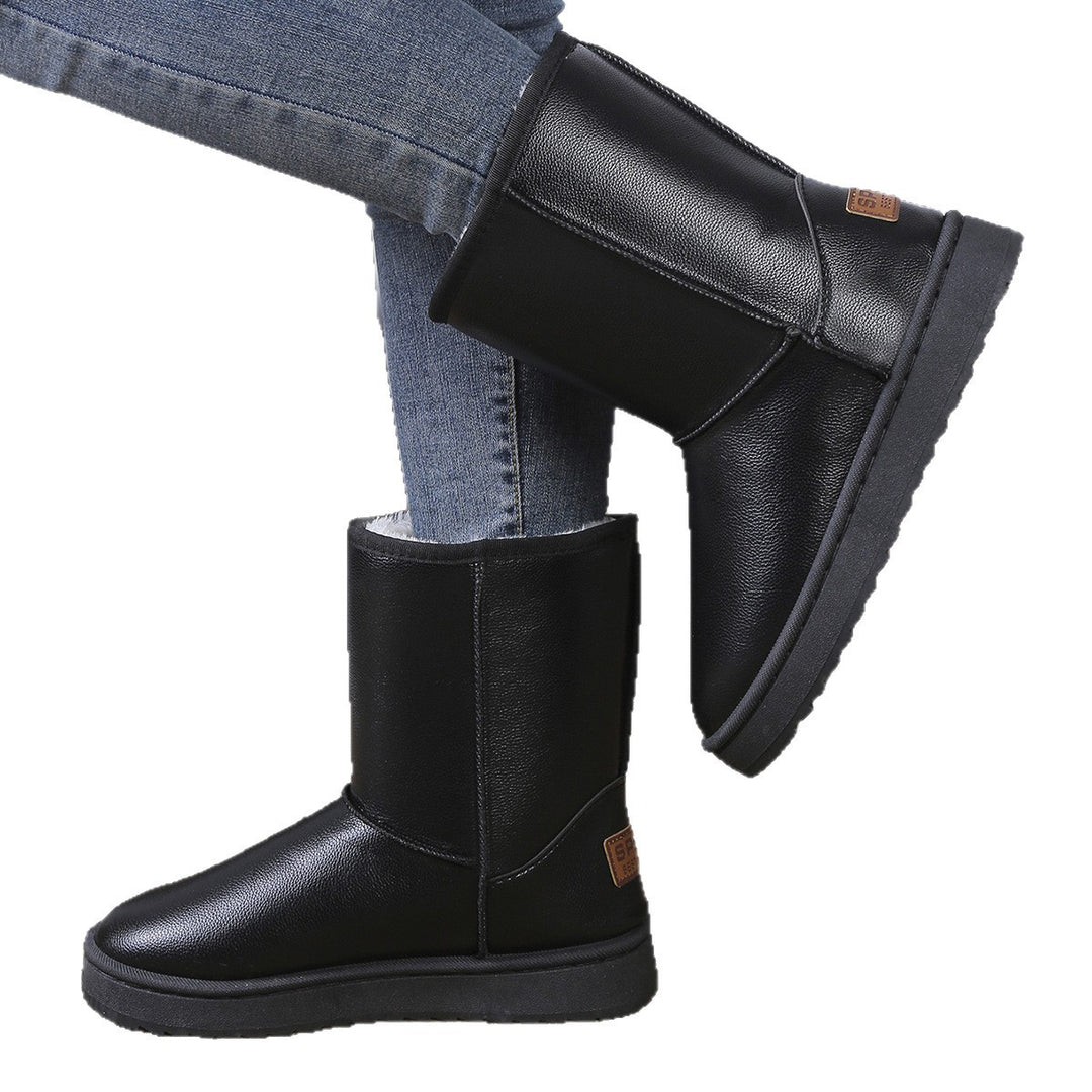 Damen kuschelige Winterboots mit warmem Innenfutter EB