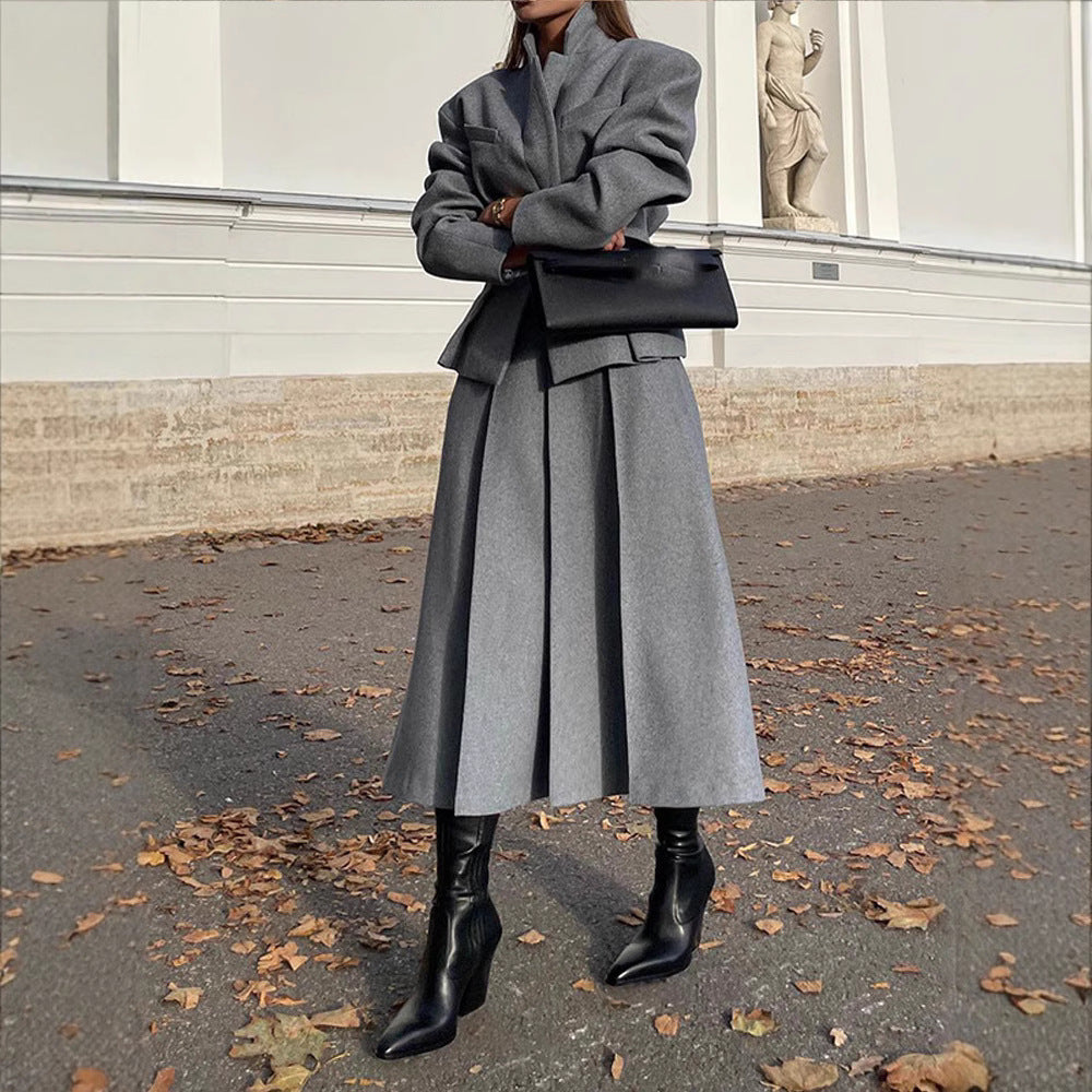 Damen Oversize Wollblazer im modernen Schnitt EB