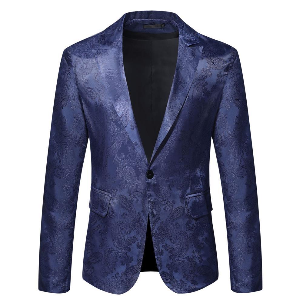 Herren festlicher Blazer mit kunstvollem Muster EB