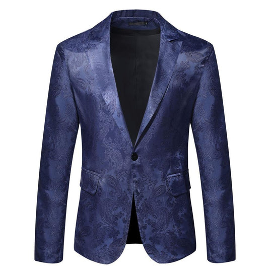 Herren festlicher Blazer mit kunstvollem Muster EB