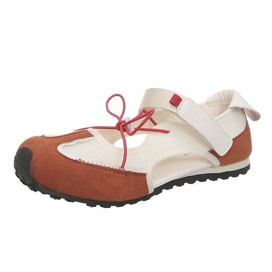 Damen Sportliche Sneakers mit verstellbarem Klettverschluss und atmungsaktivem Obermaterial EB