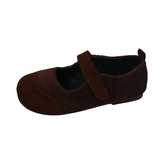Damen Hausschuhe mit verstellbarem Riemen und warmem Innenfutter EB