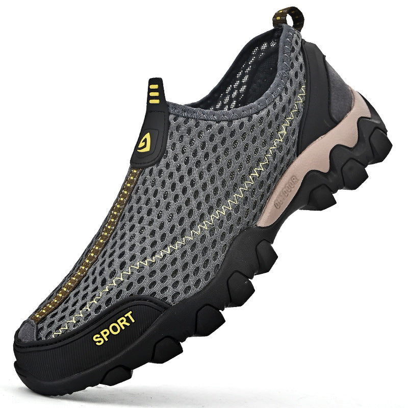 Damen Sportliche atmungsaktive Fitnessschuhe mit rutschfester Sohle EB