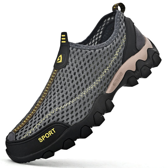 Damen Sportliche atmungsaktive Fitnessschuhe mit rutschfester Sohle EB
