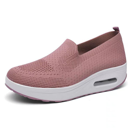 Damen Bequeme und luftige Slip-On Sneakers EB