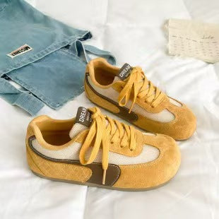 Damen Sportliche Sneakers mit atmungsaktiver Struktur und rutschfester Sohle EB